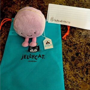 Amusable May Macaroon Jellycat + New Jellycat Dust Bag